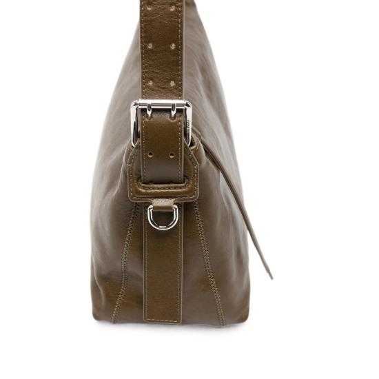 26FW 르메르 벨티드 레더 바게트백 BG0167 LL0108 GR211 GREEN - LEMAIRE