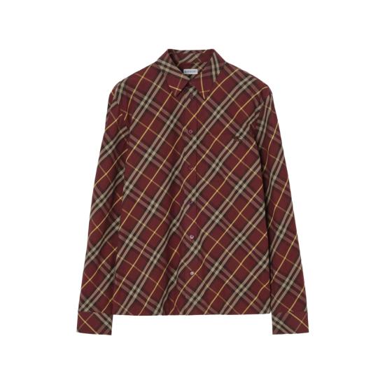 26FW 버버리 긴팔 셔츠 8127747 DONALD CHK C5684 RED NEUTRALS