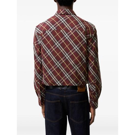 26FW 버버리 긴팔 셔츠 8127747 DONALD CHK C5684 RED NEUTRALS - BURBERRY
