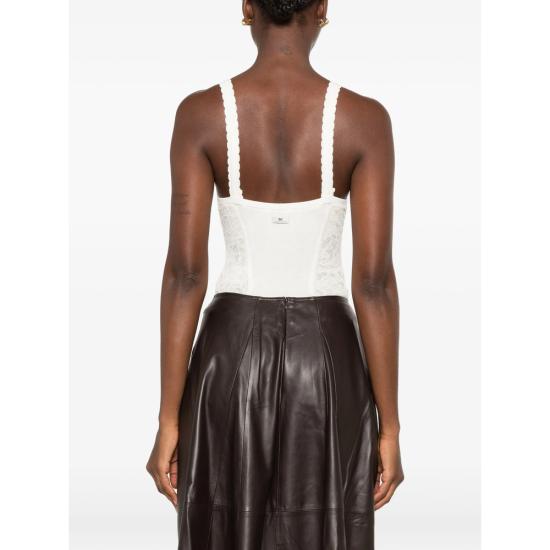 26FW 엘리자베타프랜치 민소매 티셔츠 BK07Q66E2 193 NEUTRALS - ELISABETTA FRANCHI