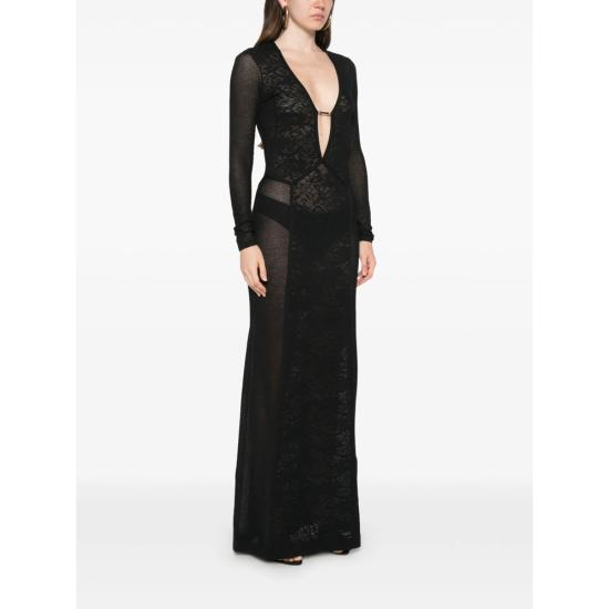 26FW 엘리자베타프랜치 롱 원피스 AM29Q66E2 110 BLACK - ELISABETTA FRANCHI