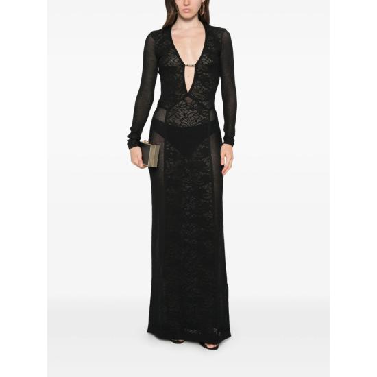 26FW 엘리자베타프랜치 롱 원피스 AM29Q66E2 110 BLACK - ELISABETTA FRANCHI