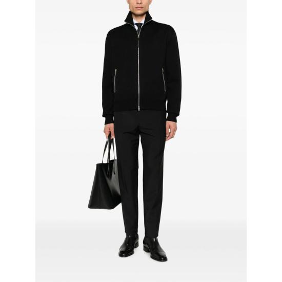 26FW 톰포드 집업 니트 YMW152 KZL027 NAA BLACK - TOMFORD
