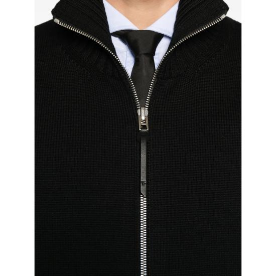 26FW 톰포드 집업 니트 YMW152 KZL027 NAA BLACK - TOMFORD