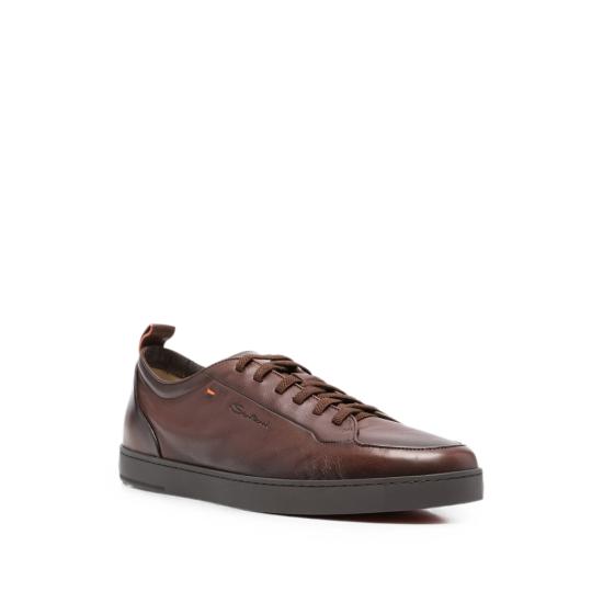 26FW 산토니 스니커즈 MBN022184SMAK FRIS50 BROWN - SANTONI