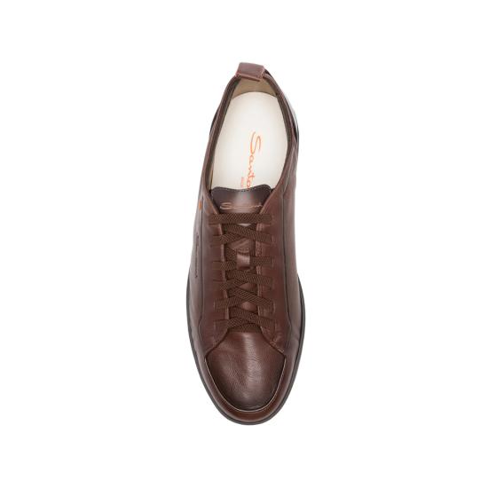 26FW 산토니 스니커즈 MBN022184SMAK FRIS50 BROWN - SANTONI
