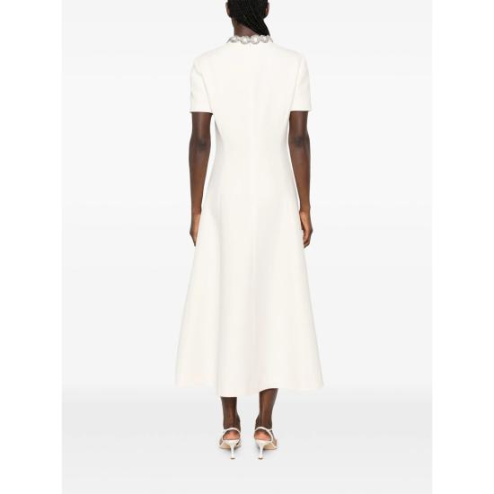 26FW 발렌티노 가라바니 미디 원피스 9B3VALH31CF 4KY NEUTRALS - VALENTINO GARAVANI