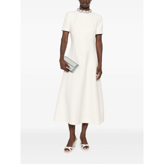 26FW 발렌티노 가라바니 미디 원피스 9B3VALH31CF 4KY NEUTRALS - VALENTINO GARAVANI