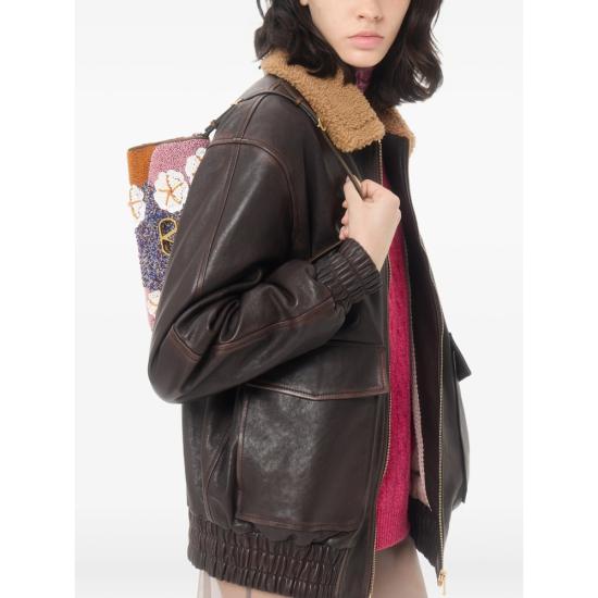26FW 발렌티노 가라바니 가죽 자켓 9B3NB16ZAB2 1YN BROWN - VALENTINO GARAVANI