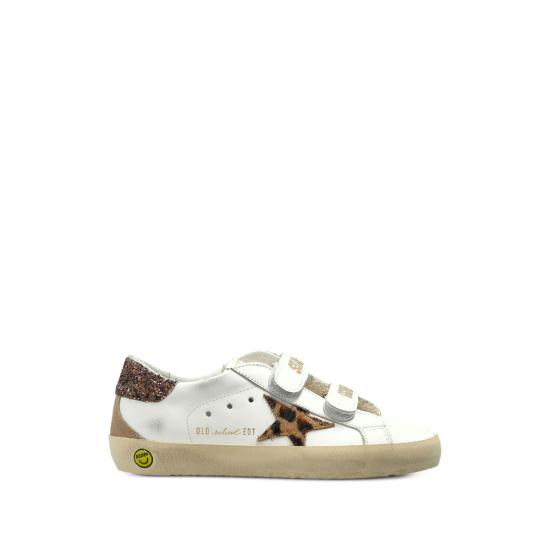 26FW [키즈] 골든구스 스니커즈 GJF00177 F008668 12515 WHITE BROWN - GOLDEN GOOSE
