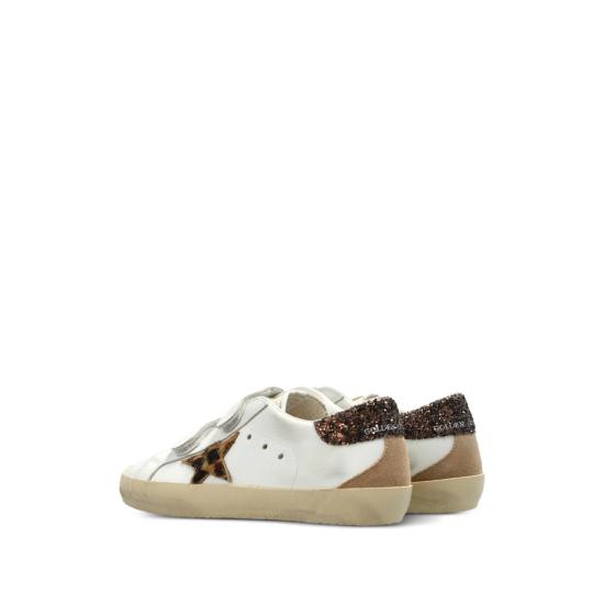 26FW [키즈] 골든구스 스니커즈 GJF00177 F008668 12515 WHITE BROWN - GOLDEN GOOSE