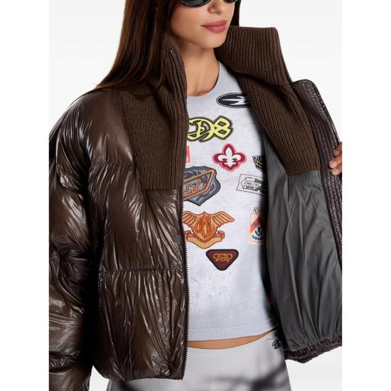 26FW 디젤 숏패딩 A23390 0BKCP 96H BROWN - DIESEL