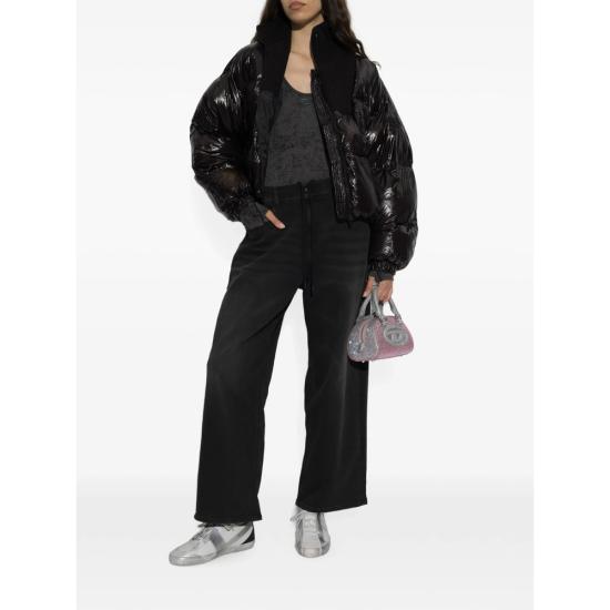 26FW 디젤 숏패딩 A23390 0BKCP 9XX BLACK - DIESEL