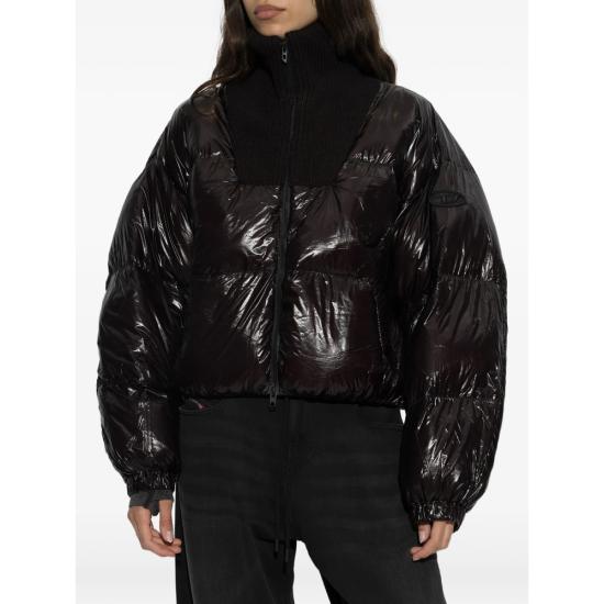 26FW 디젤 숏패딩 A23390 0BKCP 9XX BLACK - DIESEL