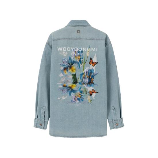 26SS 우영미 셔츠 W261SH26 882L BLUE - WOOYOUNGMI