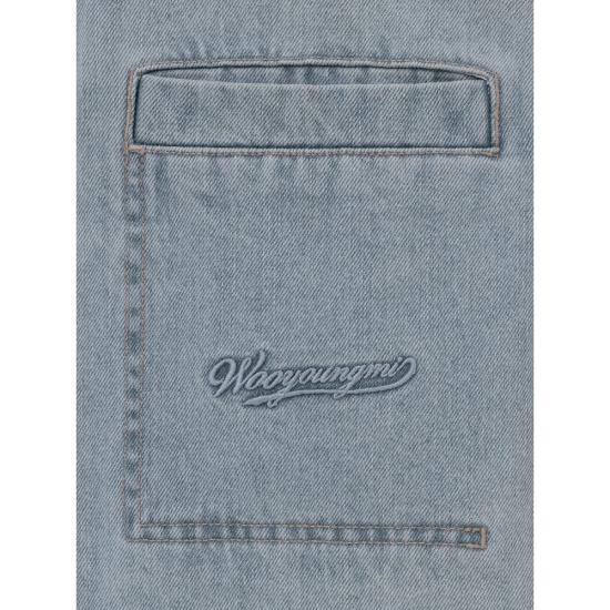 26SS 우영미 셔츠 W261SH26 882L BLUE - WOOYOUNGMI
