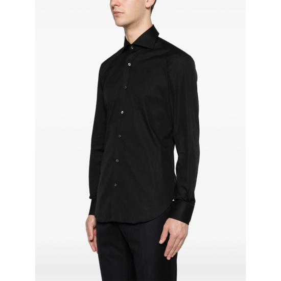 26FW 발바 긴팔 셔츠 PZ2708 0001 BLACK - BARBA