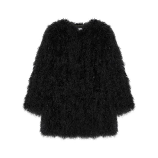 26FW 이브살로몬 무스탕 24EYM31185PLUX C99 BLACK