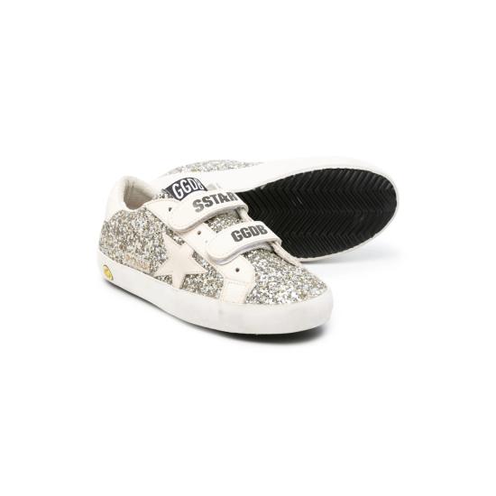 26FW [키즈] 골든구스 스니커즈 GJF00111 F005314 65195 WHITE SILVER - GOLDEN GOOSE