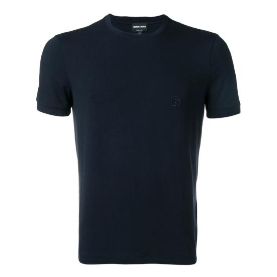 26FW 조르지오 아르마니 반팔 티셔츠 SJP4Z 3GST52 UBSG BLUE