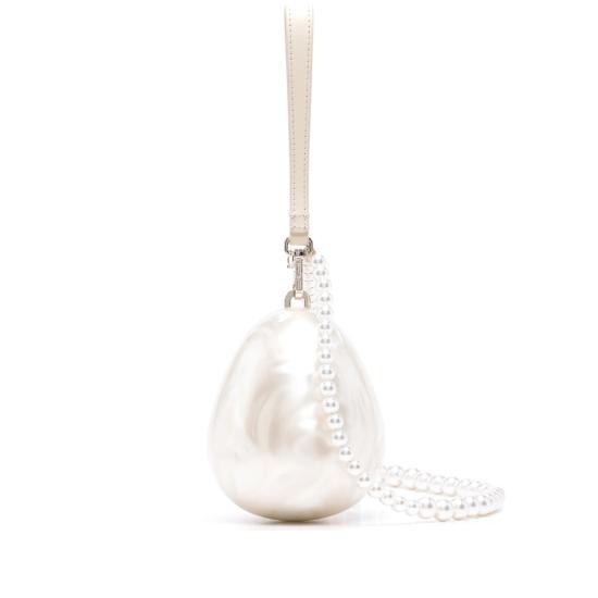 26FW 시몬로샤 클러치/파우치 BAG110B 0773 PEARL WHITE