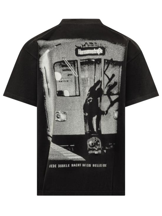 26FW 44레이블 반팔 티셔츠 B0030669FA706 P811 BLACK U8 SAND - 44 LABEL