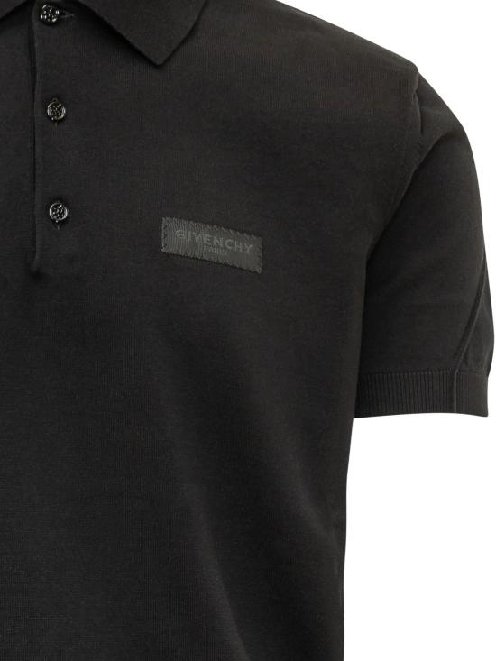 26FW 지방시 폴로 티셔츠 BML0144YPF 001 BLACK - GIVENCHY