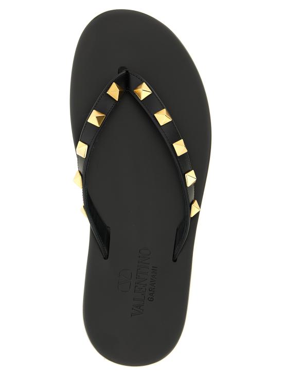 26FW 발렌티노 가라바니 뮬/슬리퍼 W2S0QD3MRI0NO Black - VALENTINO GARAVANI