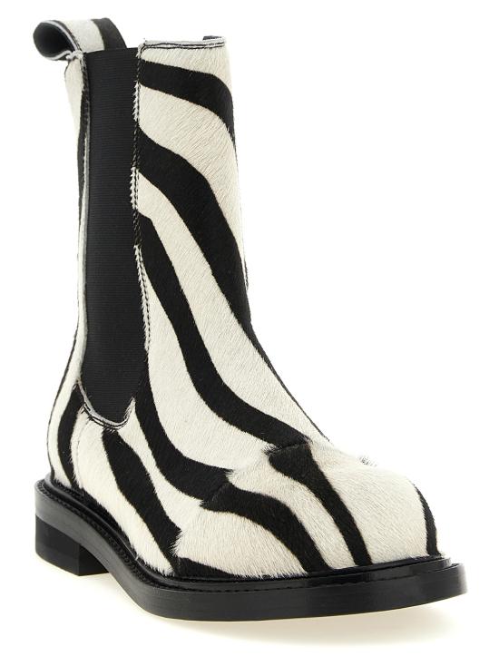26FW 모스키노 부츠 MA21114C1PML010A White Black - MOSCHINO