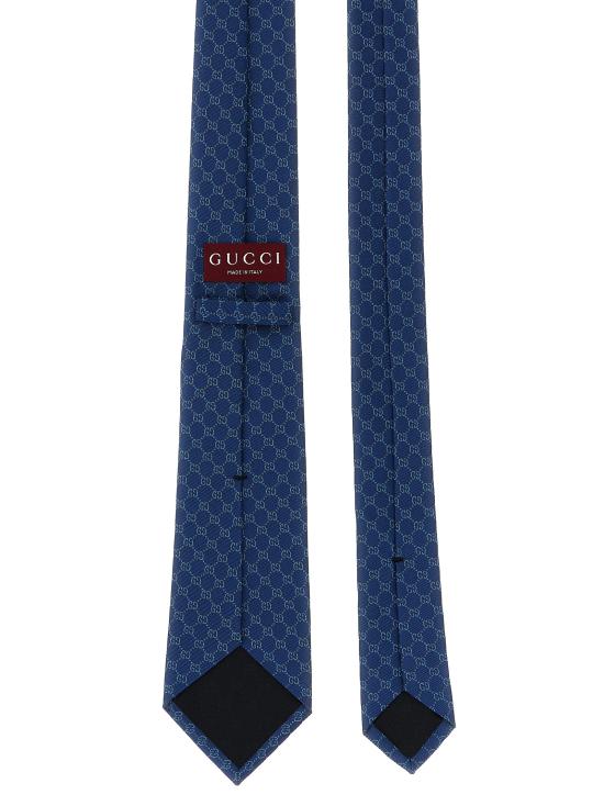 26FW 구찌 GG 넥타이 7443944E2174969 Blue - GUCCI
