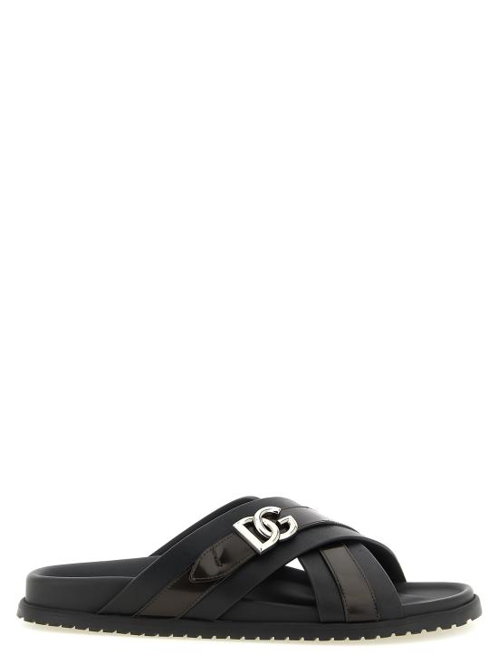 26FW 돌체앤가바나 뮬/슬리퍼 A80624A07658S203 Black
