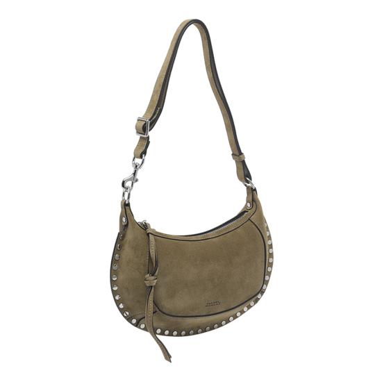 26FW 이자벨마랑 오스칸 문 스웨이드 카프스킨 레더 숄더백 PP0003FA A3C32M50TA BEIGE - ISABEL MARANT