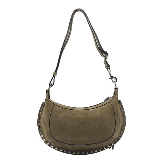 26FW 이자벨마랑 오스칸 문 스웨이드 카프스킨 레더 숄더백 PP0003FA A3C32M50TA BEIGE - ISABEL MARANT