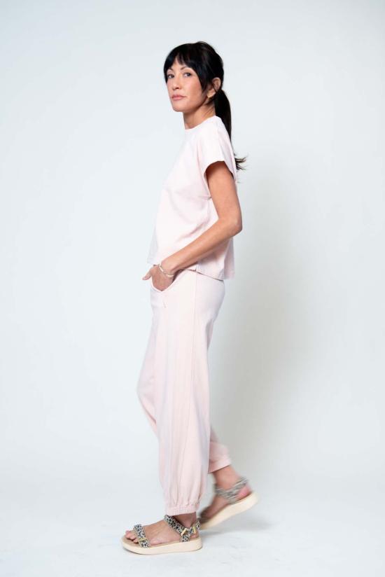  르 본 숍 스트레이트 팬츠 르봉 쇼페 벌룬 팬츠 베이비 핑크 - LE BON SHOPPE