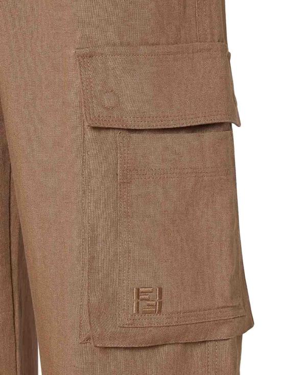 26FW 펜디 스트레이트 팬츠 FB1135AVSGF19FJ BROWN - FENDI