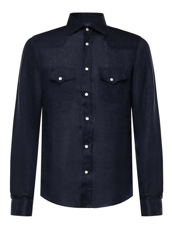 26SS 줄리아노 갈리아노 긴팔 셔츠 SAVOYBLU Blue