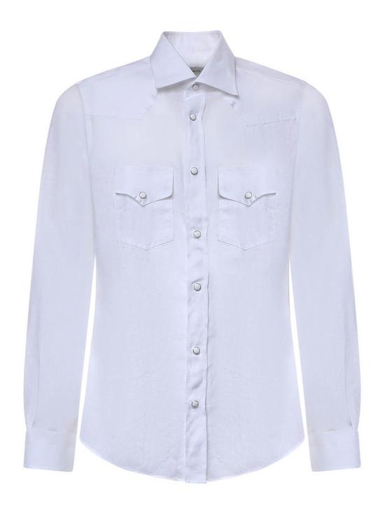 26SS 줄리아노 갈리아노 긴팔 셔츠 SAVOYBIANCO White