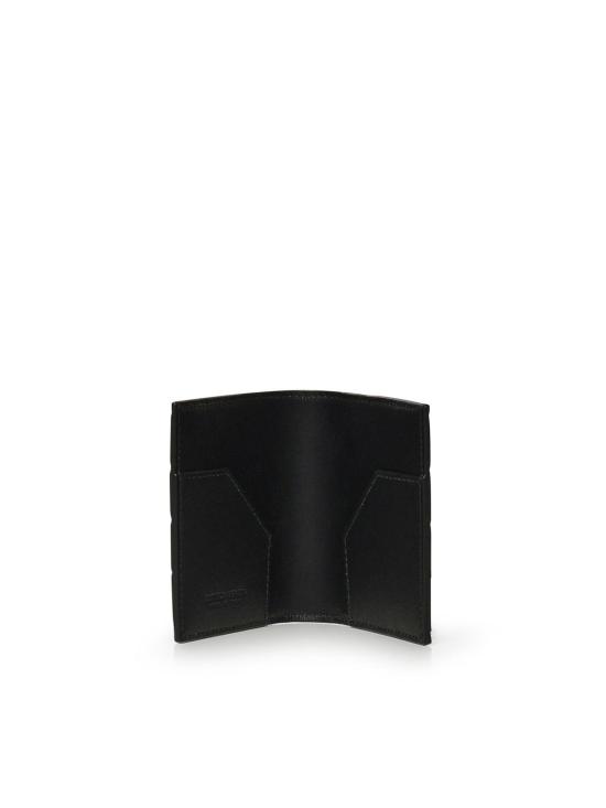 26SS 보테가베네타 인트레치아토 카드 홀더 793863VCPQ31000 Black - BOTTEGA VENETA