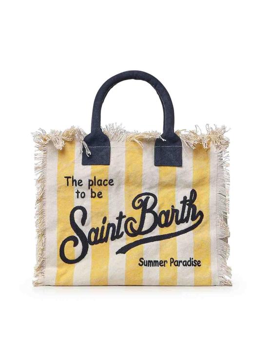  세인트바쓰 토트백 VANI00109510L Yellow - MC2 SAINT BARTH