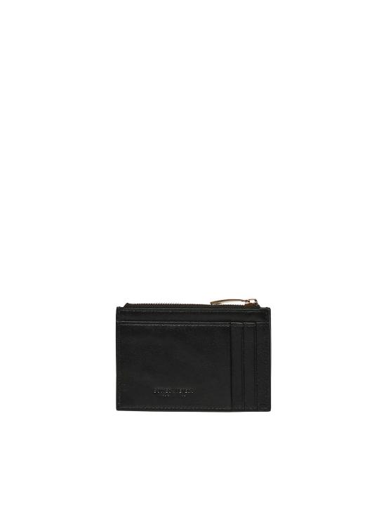 26SS 보테가베네타 인트레치아토 지퍼 카드 케이스 806032VCPP38425 Black - BOTTEGA VENETA