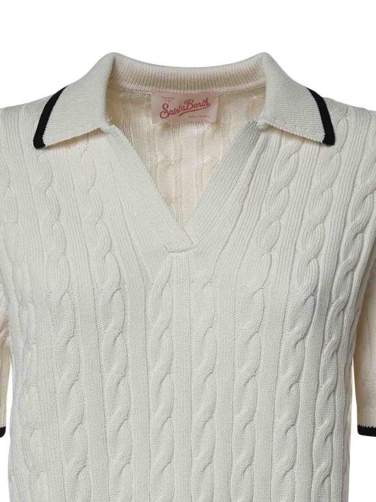 26SS 세인트바쓰 폴로 티셔츠 AYS000100100L Cream - MC2 SAINT BARTH