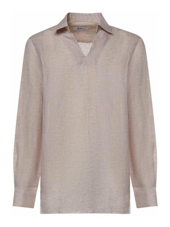 26SS 줄리아노 갈리아노 긴팔 셔츠 ATLANTISBEIGE