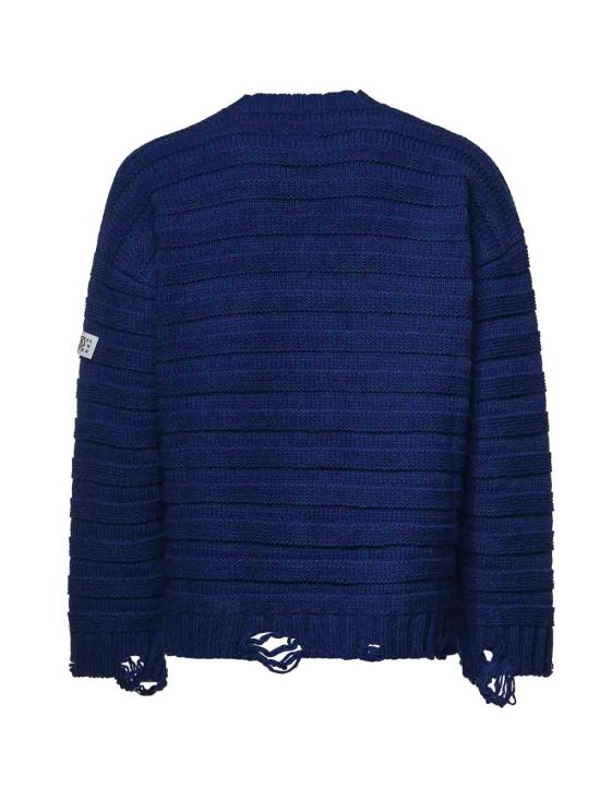 26FW MM6 메종마르지엘라 가디건 SH0HP0005M13040483 Blue - MM6 MAISON MARGIELA