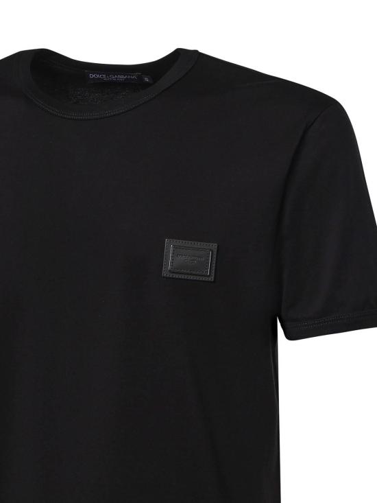 26FW 돌체앤가바나 반팔 티셔츠 G8PV1TG7Q1QN0000 Black - DOLCE & GABBANA