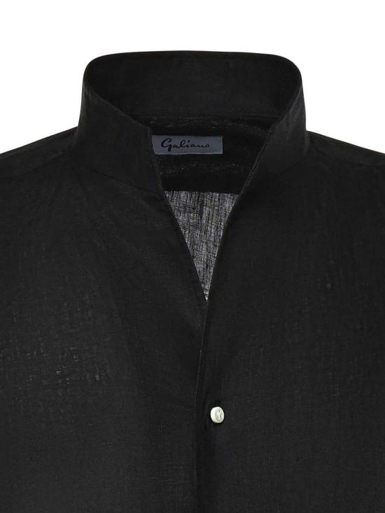 26SS 줄리아노 갈리아노 긴팔 셔츠 STREGISNERO Black - GIULIANO GALIANO