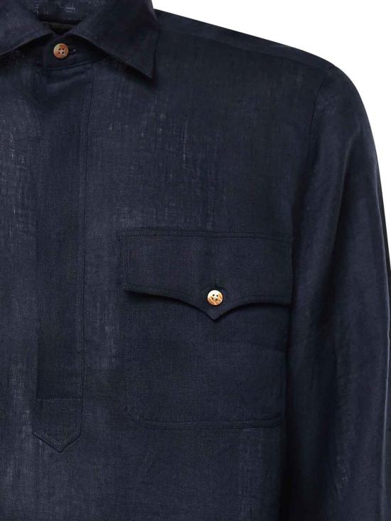 26SS 줄리아노 갈리아노 긴팔 셔츠 RITSBLU Blue - GIULIANO GALIANO