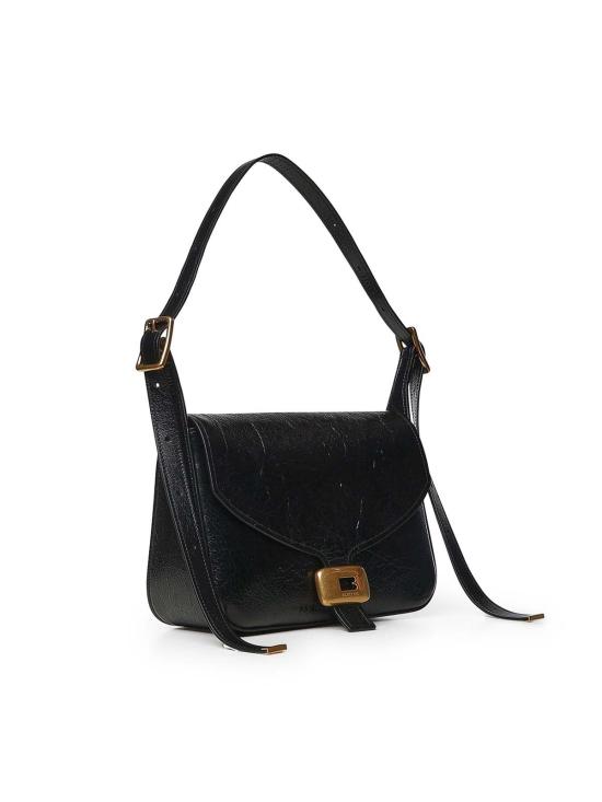  발렌시아가 클리카 숄더백 미디엄 램스킨 8686722ACLM1000 Black - BALENCIAGA