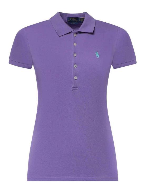26SS 폴로 랄프로렌 슬림핏 스트레치 폴로 셔츠 211B18200006 Purple