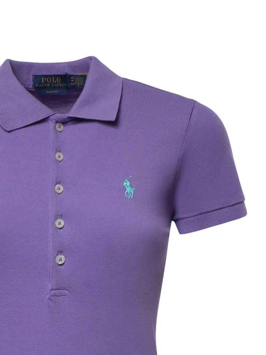 26SS 폴로 랄프로렌 슬림핏 스트레치 폴로 셔츠 211B18200006 Purple - POLO RALPH LAUREN