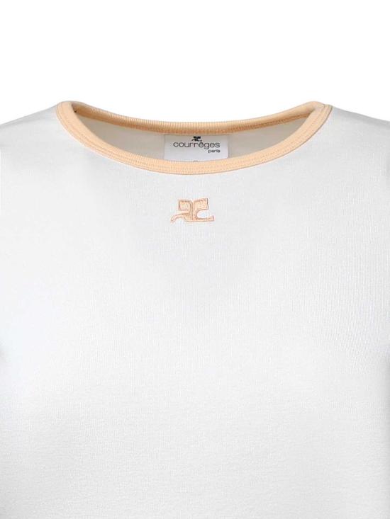 26SS 쿠레쥬 반팔 티셔츠 125JTS017JS0203B256 WHITE - COURREGES